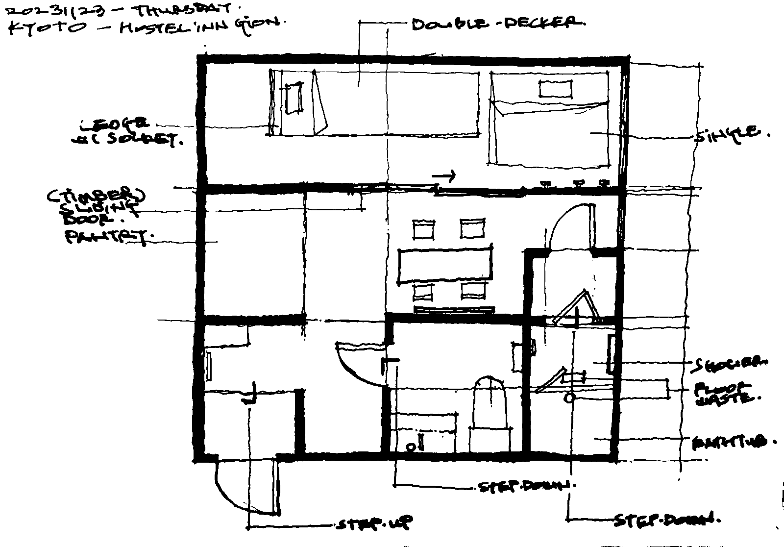 Hostel Inn Gion Plan